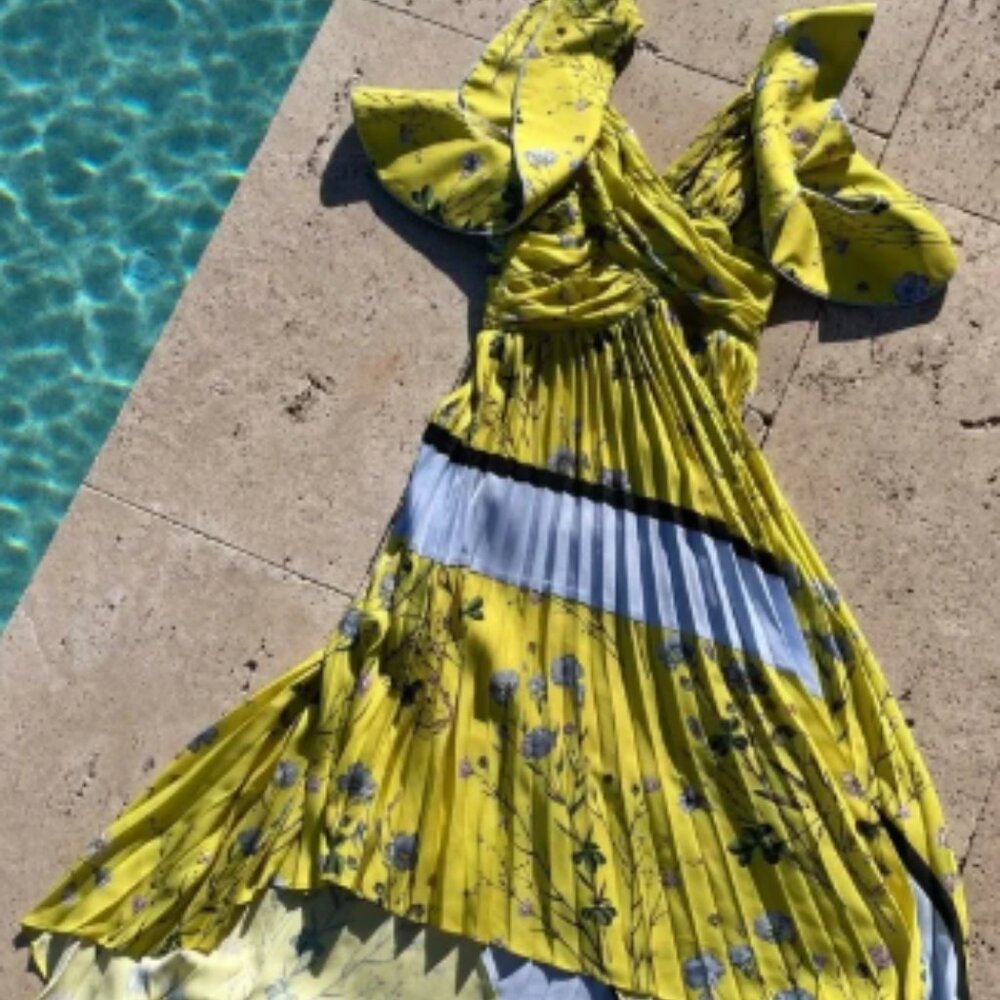 Self-Portrait Floral Vacation Dress